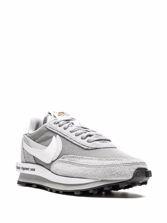 X Sacai X Fragments Ldwaffle Grey Sneakers